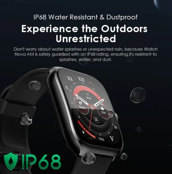 oraimo Watch Nova AM 2.01" AMOLED Screen Curved Cover Smart Watch